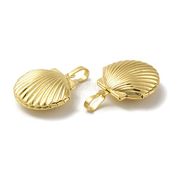 Rack Plating Brass Locket Pendants&nbsp;KK-G452-07G