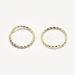 Long-Lasting Plated Brass Open Jump Rings&nbsp;KK-K193-A-136G-NF