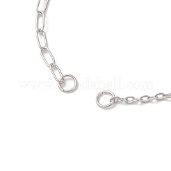 304 Stainless Steel Cable Chain Satellite Chain Bracelet Making&nbsp;AJEW-JB01515-01