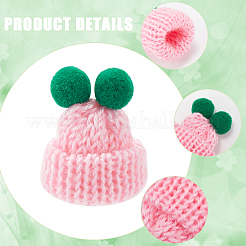 50Pcs Mini Pet Woolen Yarn Hat&nbsp;DOLL-CP0001-03