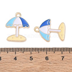 Alloy Enamel Pendants&nbsp;AL-CBAE435-14G-01