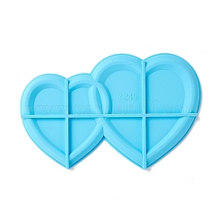 Double Heart Photo Frame Silicone Molds&nbsp;LS-DIY-M039-14