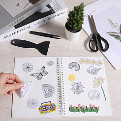 Sticker Collecting Loose-leaf A5 Spiral Bound Notebook&nbsp;AJEW-CP0007-84B