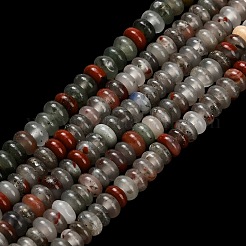 Natural African Bloodstone Beads Strands&nbsp;G-L635-A28-4x2mm