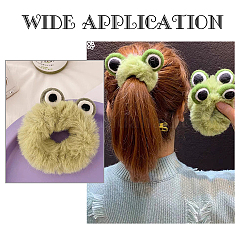 12Pcs 3 Colors Wool Felt Craft Frog Eyes&nbsp;DIY-FG0004-14