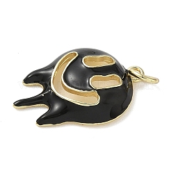 Halloween Theme Brass Enamel Pendants&nbsp;KK-L248-01G-02