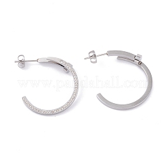 Ion Plating(IP) 304 Stainless Steel Stud Earrings&nbsp;EJEW-P191-33