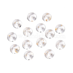 Electroplate Transparent Colours Rainbow with Glitter Powder Glass Seed Beads&nbsp;SEED-T007-04B