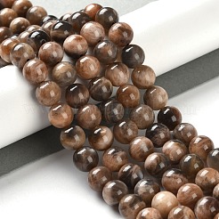 Natural Black Sunstone Beads Strands&nbsp;G-U009-A01-03
