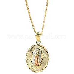 Brass Virgin Pendant Necklaces&nbsp;FS-WG9128D-01