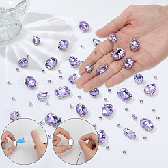 156Pcs 7 Styles Sew on Rhinestone&nbsp;DIY-SP0007-30G