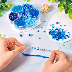 7 Styles Glass Seed Beads&nbsp;SEED-TA0001-41B