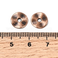 Tibetan Style Alloy Wavy Spacer Beads&nbsp;LS-RLF9350Y-NF