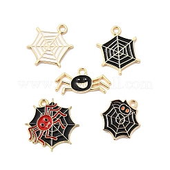 20Pcs 5 Styles Alloy Enamel Pendants&nbsp;FIND-FP0002-96