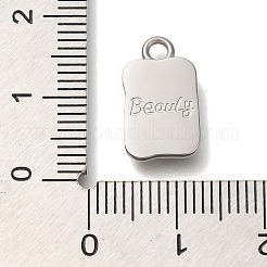 Anti-Tarnish 304 Stainless Steel Pendants&nbsp;STAS-P371-104P
