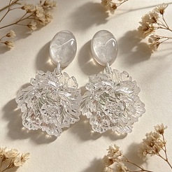 Resin Stud Dangle Earrings for Women&nbsp;WG21832-01