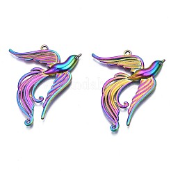 Rainbow Color Alloy Pendants&nbsp;PALLOY-N156-158-NR
