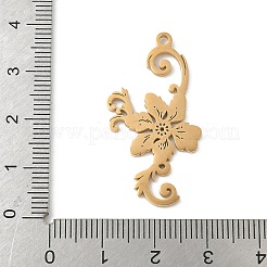 304 Stainless Steel Pendants&nbsp;STAS-V016-22G