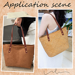 8 Bags 4 Colors PU Leather Bag Handles&nbsp;FIND-CL0002-39