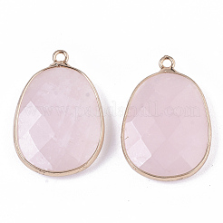 Natural Rose Quartz Pendants&nbsp;G-T131-08H