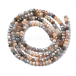 Electroplate Glass Beads Strands&nbsp;X-EGLA-T020-13B-01