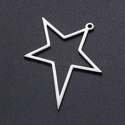 Non-Tarnish 201 Stainless Steel Laser Cut Pendants&nbsp;STAS-S105-T912-1
