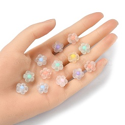 30Pcs 6 Colors Transparent Acrylic Beads&nbsp;TACR-YW0001-96