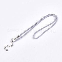 Waxed Cord Necklace Making&nbsp;NCOR-T001-81