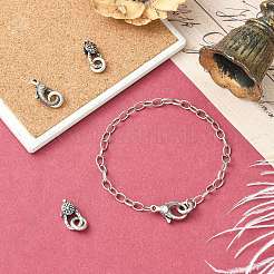 4Pcs 2 Styles Brass Lobster Claw Clasps&nbsp;KK-CJ0004-46
