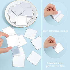 60Pcs Acrylic Mirror Wall Stickers&nbsp;AJEW-SP0001-20A