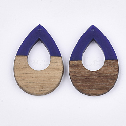Resin & Walnut Wood Pendants&nbsp;RESI-S358-94B