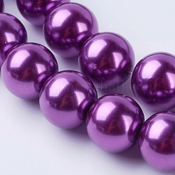Glass Pearl Beads Strands&nbsp;HYC003