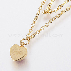 304 Stainless Steel Cable Chain Bracelets&nbsp;BJEW-I243-23G