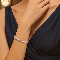 4Pcs 2 Colors Zinc Alloy Rhinestone Hinged Bangles for Women&nbsp;BJEW-GO0002-07