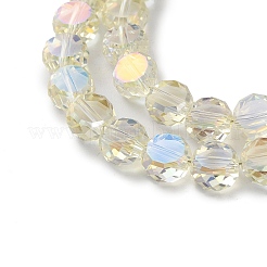 Electroplate Glass Beads Strands&nbsp;EGLA-C010-01A-HR03