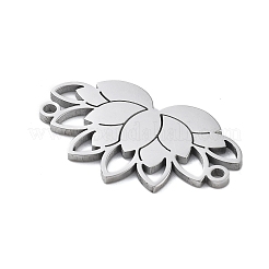 304 Stainless Steel Hollow Connector Charms&nbsp;STAS-I327-12P