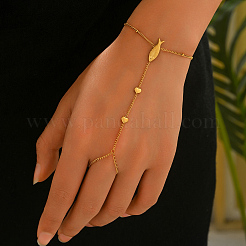 Summer Stainless Steel Fish Heart Link Bracelet for Women Party and Holiday Wear&nbsp;LQ3917
