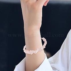 3 Strand Natural Rose Quartz Chip Bead Strands&nbsp;G-BC0001-23