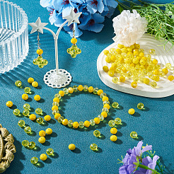 200Pcs 4 Colors Electroplate Glass Beads Strands&nbsp;EGLA-TA0030-09A