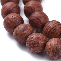 Wood Beads Strands&nbsp;WOOD-F008-03-D