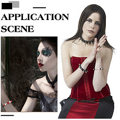 DIY Rose Skull Bracelet/Necklaces Making Kits&nbsp;DIY-AR0005-28