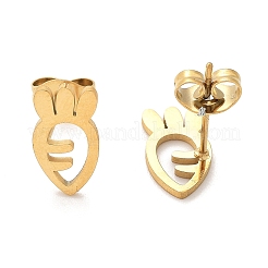 304 Stainless Steel Stud Earrings&nbsp;EJEW-I317-01G