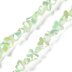 Electroplate Butterfly Glass Beads Strands&nbsp;EGLA-A036-08A-M