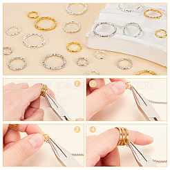 660Pcs 12 Styles Iron Open Jump Rings&nbsp;IFIN-AR0001-36