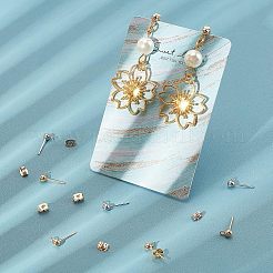 120Pcs 2 Style 304 Stainless Steel Ball Stud Earring Findings&nbsp;STAS-UN0028-90