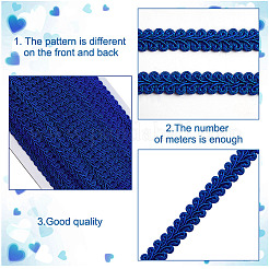 13M Polyester Centipede Lace Ribbons&nbsp;SRIB-WH0011-223D