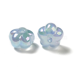 UV Plating Rainbow Iridescent Acrylic Beads&nbsp;PACR-M002-05C