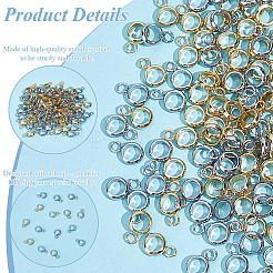 100Pcs 2 Colors 201 Stainless Steel Tube Bails&nbsp;STAS-PA0001-06B
