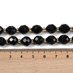 Natural Striped Agate/Banded Agate(Dyed & Heated) Beads Strands&nbsp;G-N342-149I-20