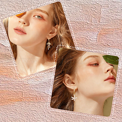 20Pcs Brass Micro Pave Clear Cubic Zirconia Earring Hooks&nbsp;KK-BBC0023-51
